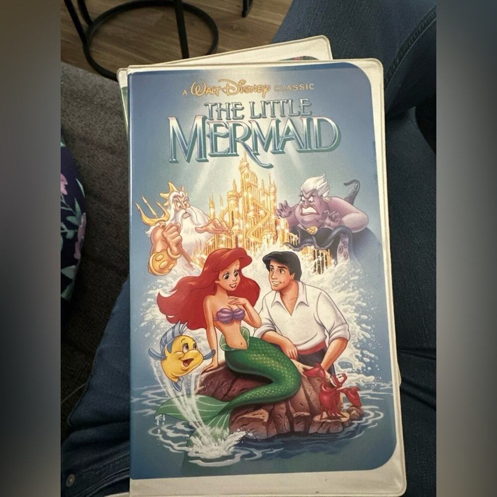 RARE Little Mermaid VHS BANNED Cover Black Diamond Edition 1989